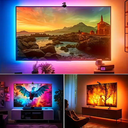 RGBIC LED TV Backlight – Smart Ambient Lighting for Any Room