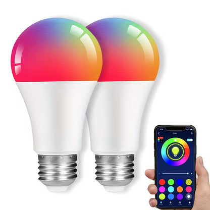 Smart RGB LED Bulb – 16 Million Colors, App Controlled, Music Sync