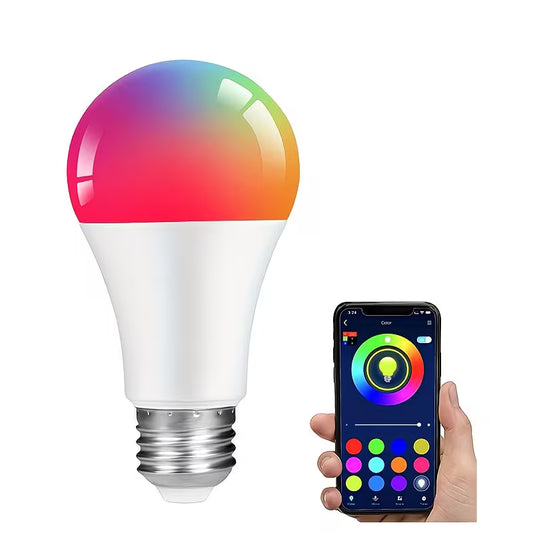 Smart RGB LED Bulb – 16 Million Colors, App Controlled, Music Sync